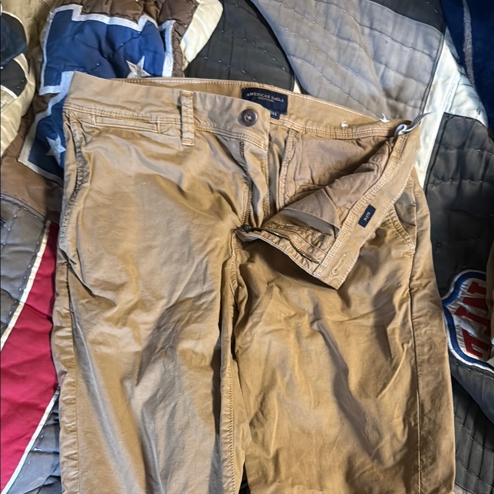 American Eagle Outfitters Tan Chinos Casual Wear